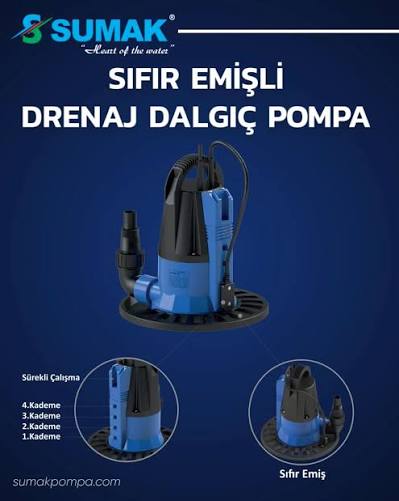 Sumak Pompa Sumak Pissu ,Temiz Su, Fosetik Dalgıç Pompa