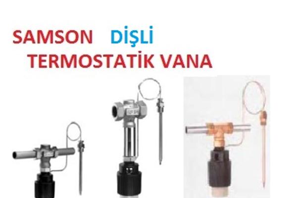 Samson Vanalara. Samson Dişli Termostatik Vana