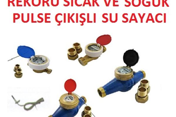 Pusle Çıkışlı Su Sayacı, Rekorlu Pusle Çıkışlı Su Sayacı, Pusle Çıkışlı Soğuk Su Sayacı, Pusle Çıkışlı Sıcak Su Sayacı,