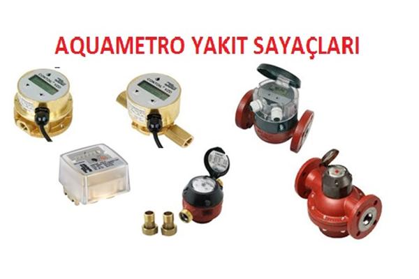 Aquametro Fuel Oil Yakıt Sayacı, Aquametro Mekanik, Flanşlı ve Oval Flanşlı Pusle Çıkışlı Yakıt Sayacı
