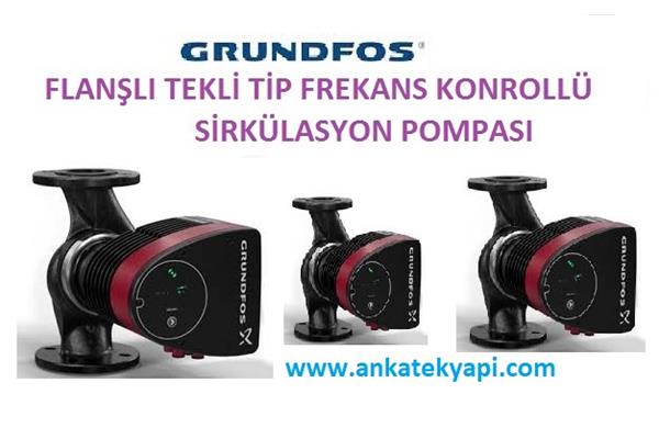 Grundfos Flanşlı Tekli Frekans Kontrollü Sirkülasyon Pompası