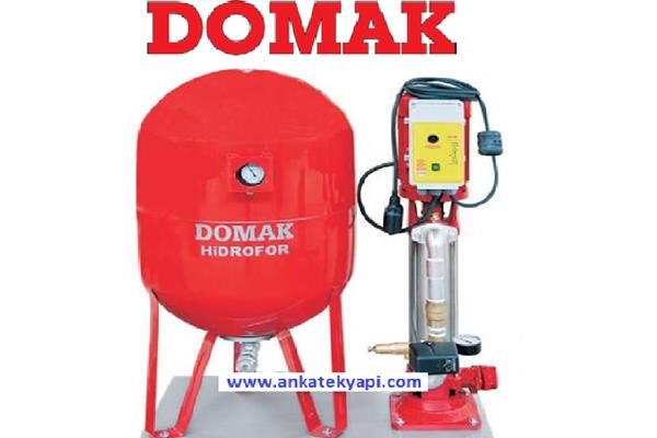 Domak Paslanmaz Gövdeli Tek Pompalı Hidroforlar