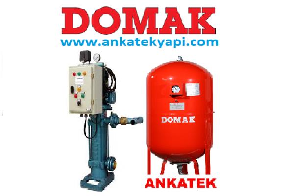 Domak Döküm Gövdeli Tek Pompalı Hidroforlar