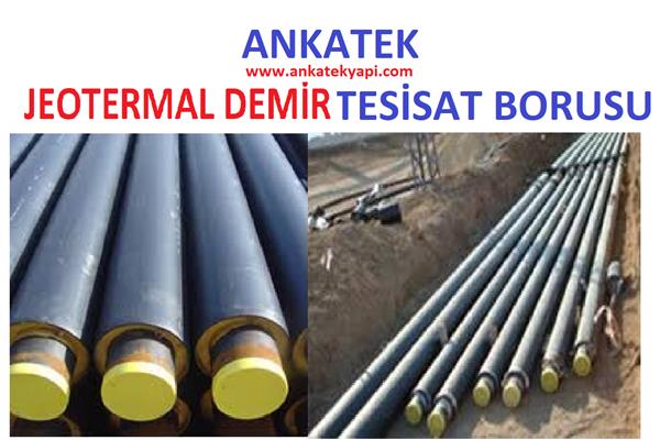 Jeotermal Çelik Tesisat Borular Demir Ön İzolasyon Kaplamalı Boru
