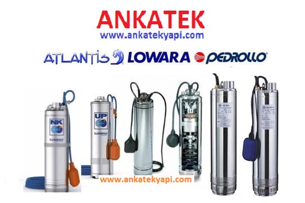 Keson Kuyu Dalgıç Pompası, 5" Alttan Emişli Lowara Dalgıç Pompa , Altantis,