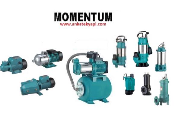 Momentum Sürtme Fanlı, Jet ve Paslanamz Gövdeli Pompa