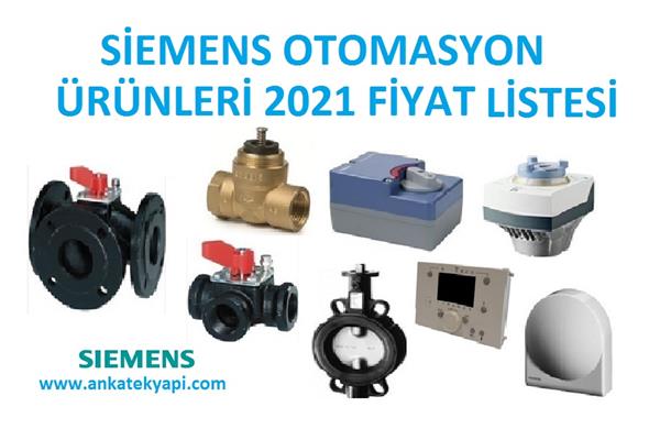 Siemens Üç Yollu Vana İki Yollu Motorlu Vana Siemens Termostat
